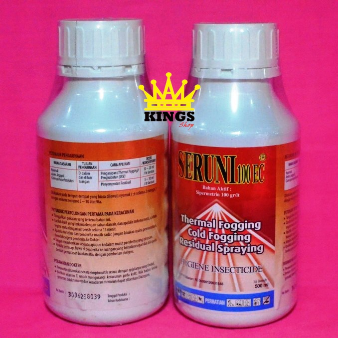 Jual Seruni Ec Obat Fogging Nyamuk Dbd Malaria Chikungunya Zika Sipermetrin Shopee Indonesia