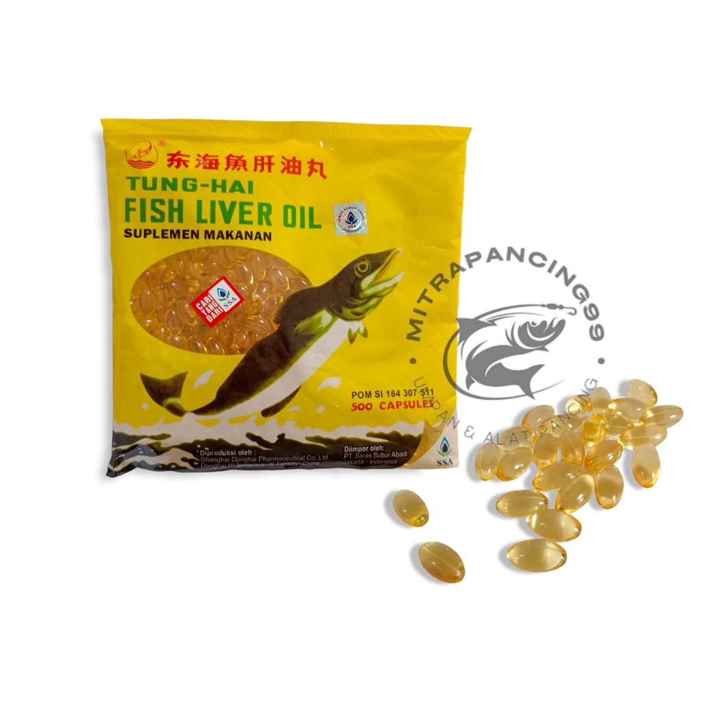 Jual Minyak Ikan Tung Hai Fish Liver Oil (500 Kapsul) Shopee Indonesia