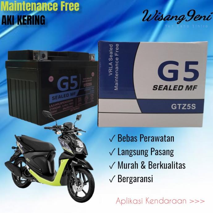 Jual Aki motor honda Beat Karbu FI ESp vario 110 Supra X 125 Aki Kering
