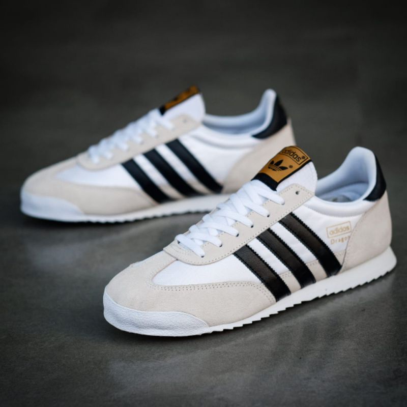 Adidas Dragon White Black Original 42 Adidas Dragon White