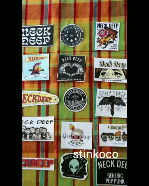 Jual [15PCS] STICKER NECK DEEP / NECKDEEP ISI 15 STICKER | Shopee Indonesia
