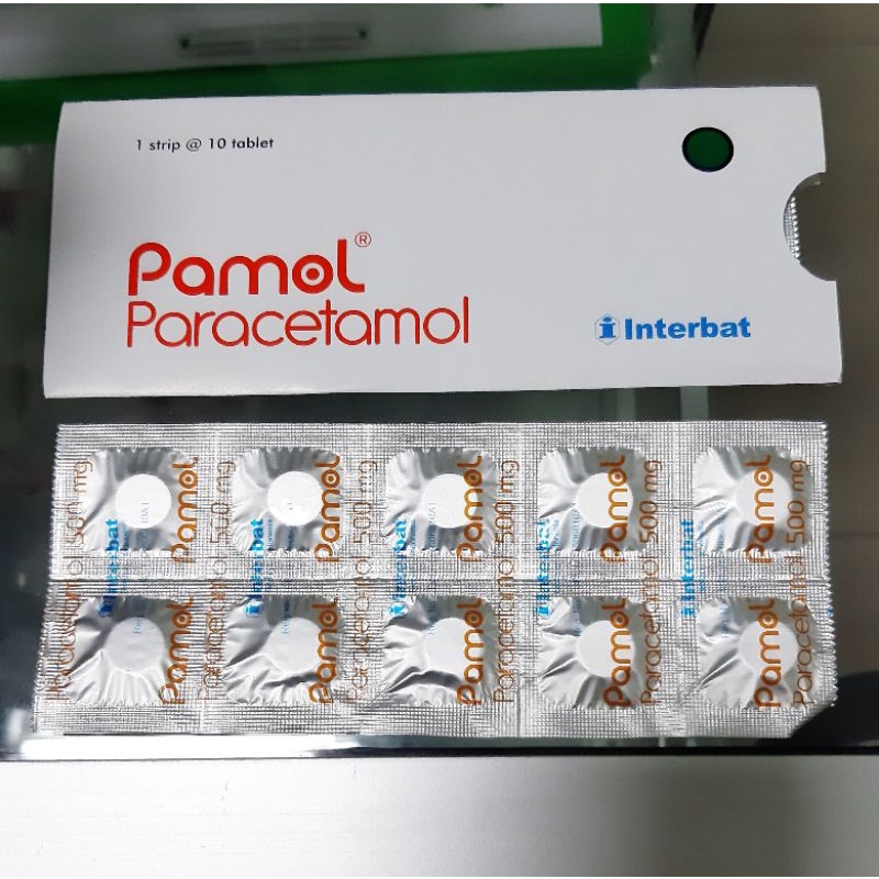 Jual Pamol Tablet 500mg Strip 10 Tab Pamol Paracetamol 500mg Strip