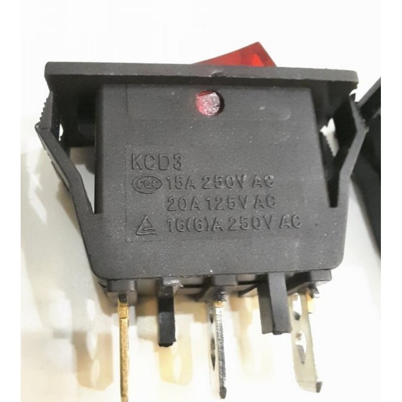 Jual SAKLAR / SWITCH ON OFF 3 KAKI SEDANG 10A 15A 16A 20A | Shopee ...