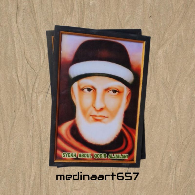 Jual LUKISAN HIASAN DINDING DEKORASI RUMAH RUANG TAMU GAMBAR SYEKH