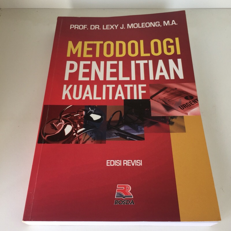 Jual Metodologi Penelitian Kualitatif Lexy J. Moleong Original Preloved ...