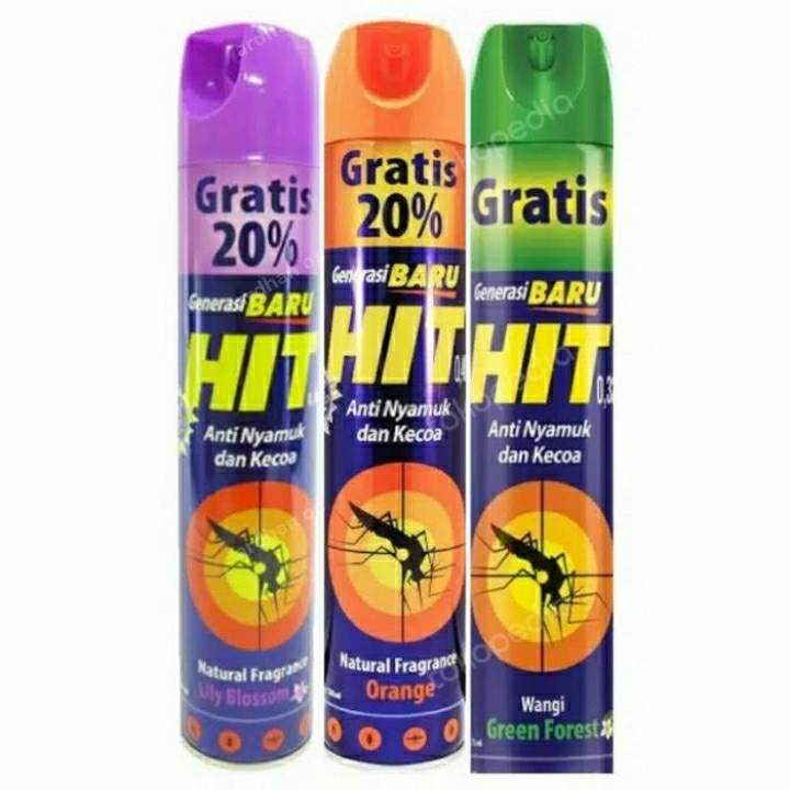 Jual Hit Aerosol Obat Nyamuk Semprot 600 | Shopee Indonesia