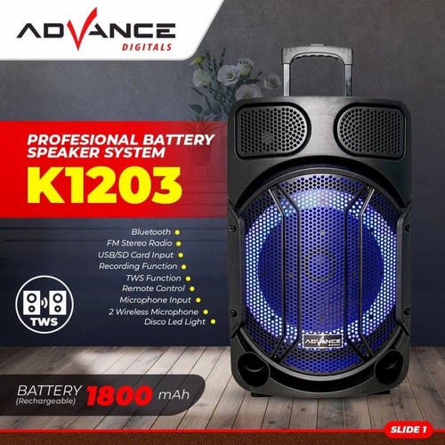 Jual Speaker ADVANCE K1203 / Speaker Portable / Speaker Meeting