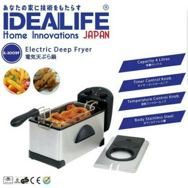 Jual 6IN1 AIR FRYER – PENGGORENG TANPA MINYAK (25L) – IDEALIFE IL