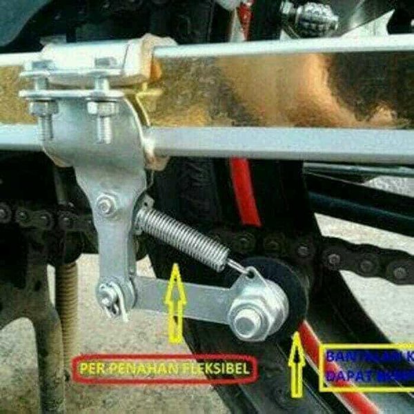 Jual Stabilizer rantai Motor rante Chain Guide Penahan Tensioner Stabil ...