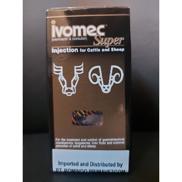 Jual ivomec super inj 50ml | Shopee Indonesia