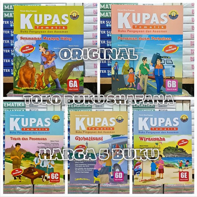 Jual Paket Buku Kupas Tematik A B C D E Kelas Sd Yudhistira K