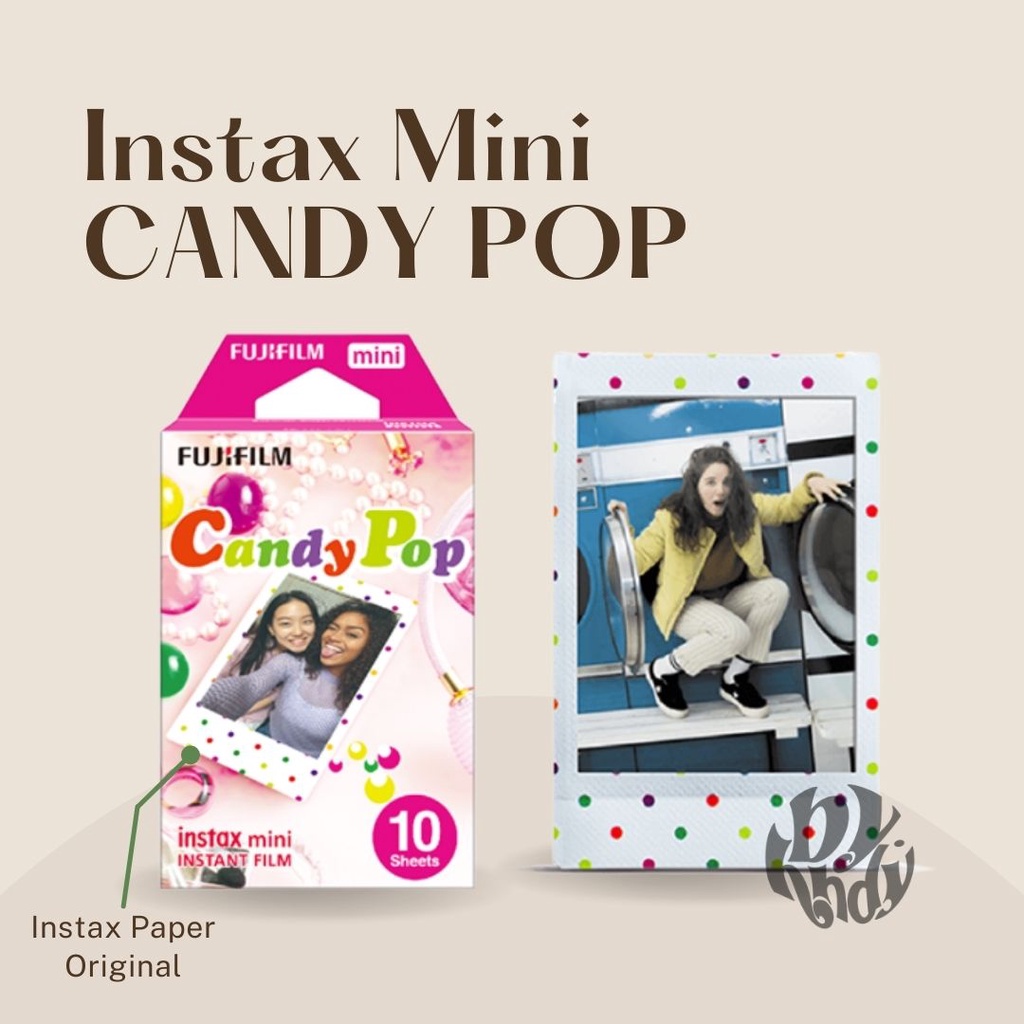 Instax Mini Printing Polaroid CANDY POP (Instax Paper Original)