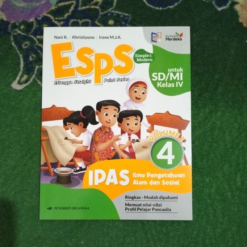 Jual ORIGINAL BUKU ESPS IPAS ILMU PENGETAHUAN ALAM DAN SOSIAL KELAS 4 ...