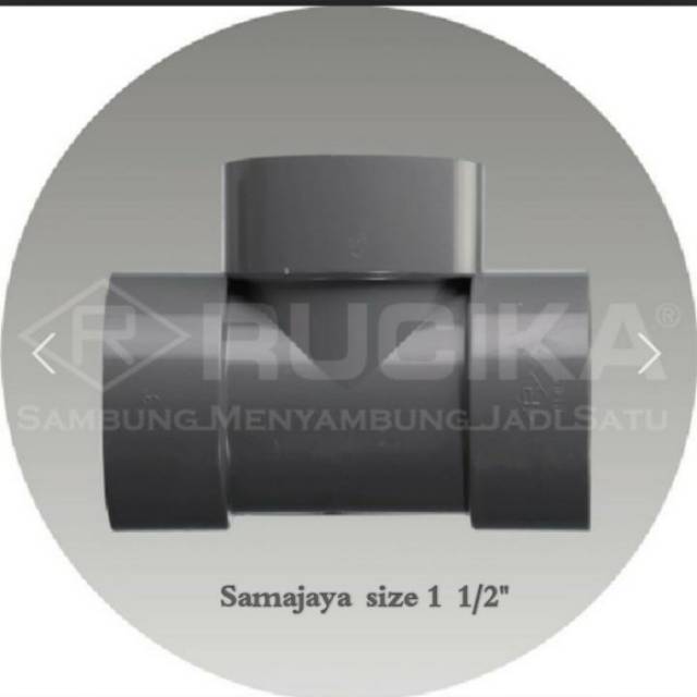 Jual Tee D Rucika Sambungan Pipa Sambungan Pralon Fitting Rucika Shopee Indonesia