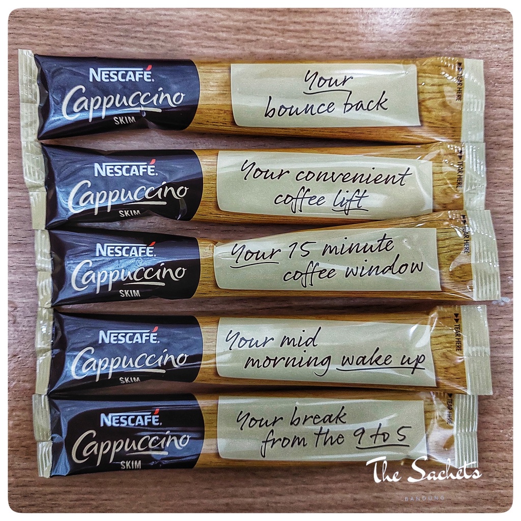 Jual Nescafe Cappuccino Skim Sachet Shopee Indonesia
