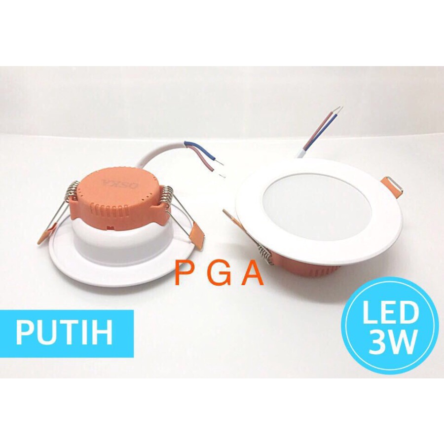 Jual Lampu Downlight Mini LED 3 Watt Putih | Shopee Indonesia