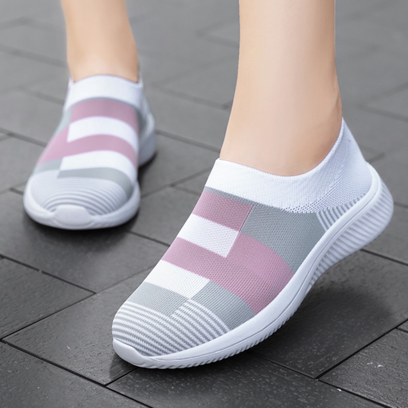 Jual Mixed Colors Women Tennis Shoes Fashion Footwear Sneakers