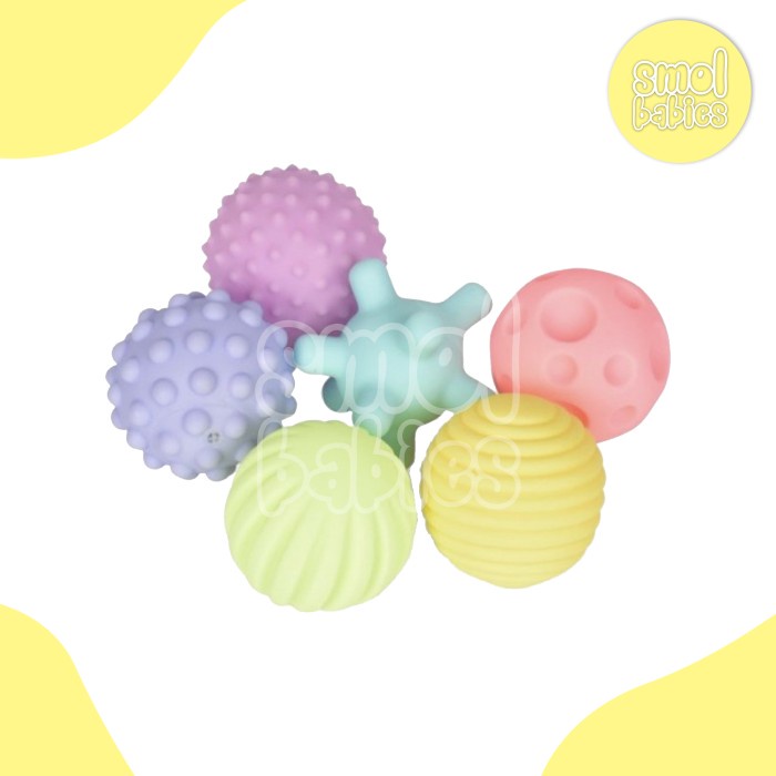 Jual Trendi Smolbabies - Squeeze Balls Bayi Sensory Toys Baby Isi 6Pcs ...