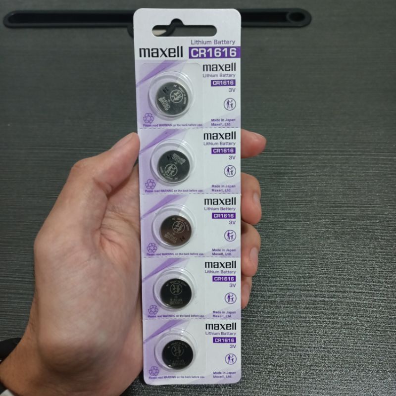 Jual Baterai Maxell CR 1616 CR1616 3V Japan Batre Battery | Shopee ...