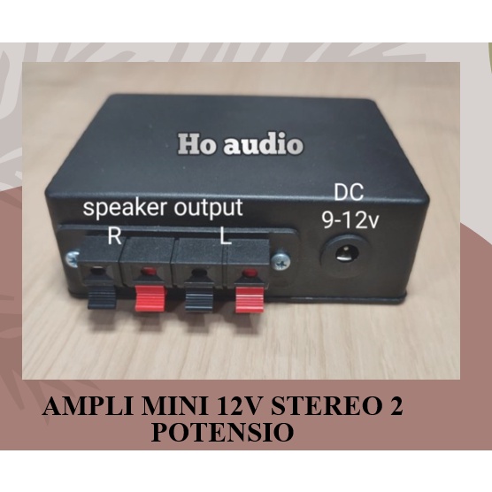 Jual BISA COD Ampli Mini 12v Stereo 2 Potensio CLASS D Ampli Murah ...