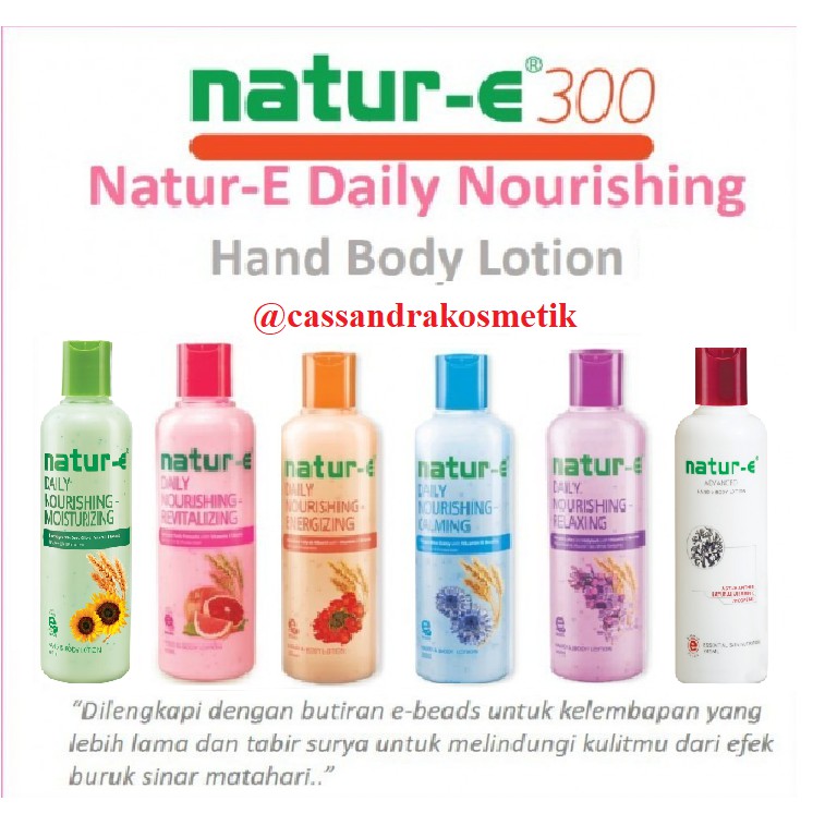 Jual NATUR E HAND BODY LOTION 100ML Shopee Indonesia