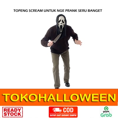 Jual TOPENG SCREAM TOPENG URBEX TOPENG HANTU TOPENG HALLOWEEN | Shopee ...