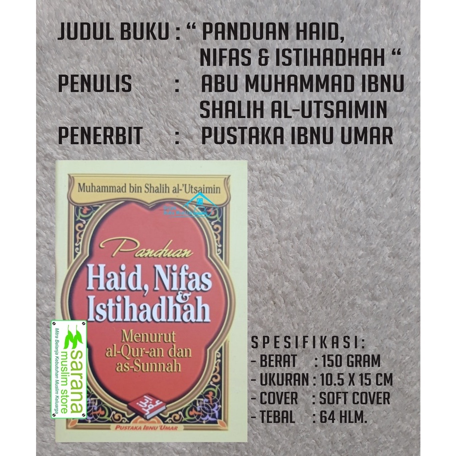 Jual Buku Panduan Haid Nifas And Istihadhah Shopee Indonesia