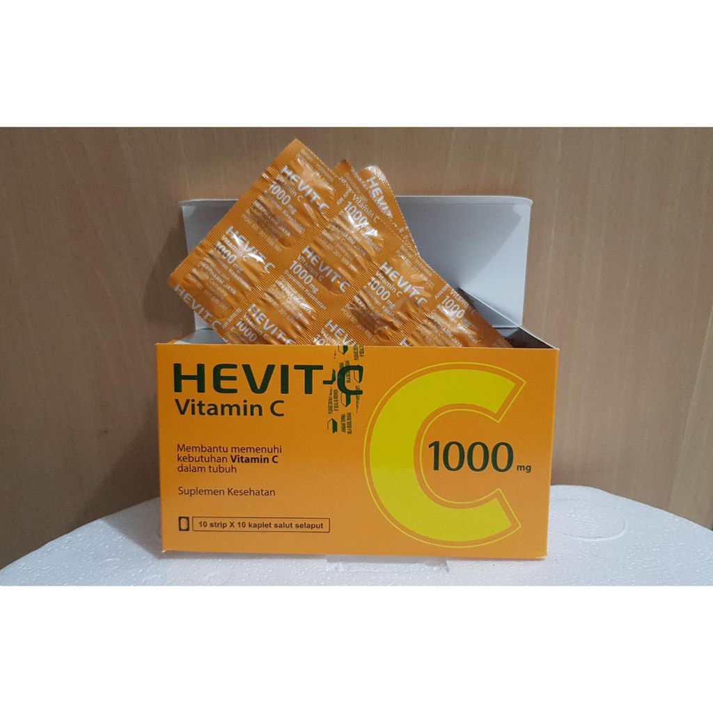 Jual HEVIT C-1000 MG / 1 BOX ISI 100 PCS | Shopee Indonesia