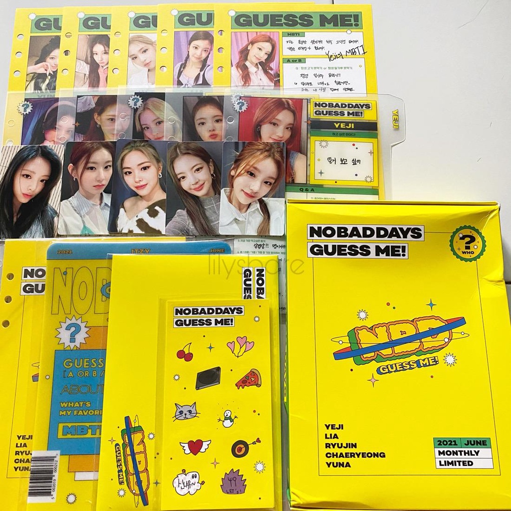 ITZY NO BAD DAYS 1月〜12月までのコンプリート！