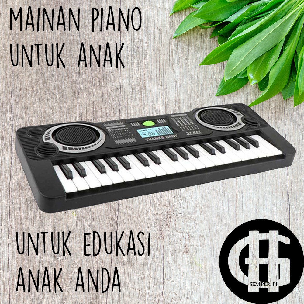 Jual Mainan Edukasi Piano Anak Digital Electronic Keyboard 37 Keys