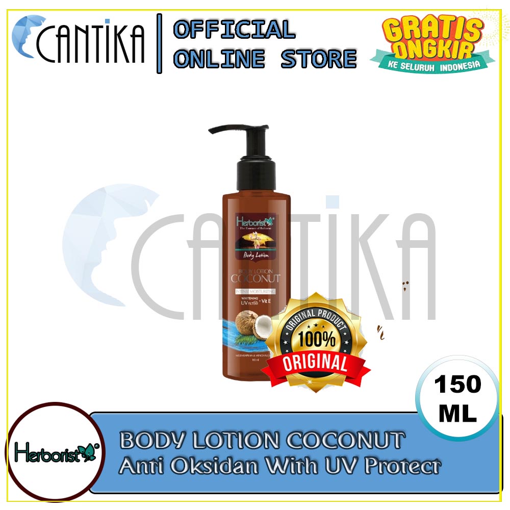 Jual PROMO HERBORIST Body Lotion Coconut 145ml Shopee Indonesia