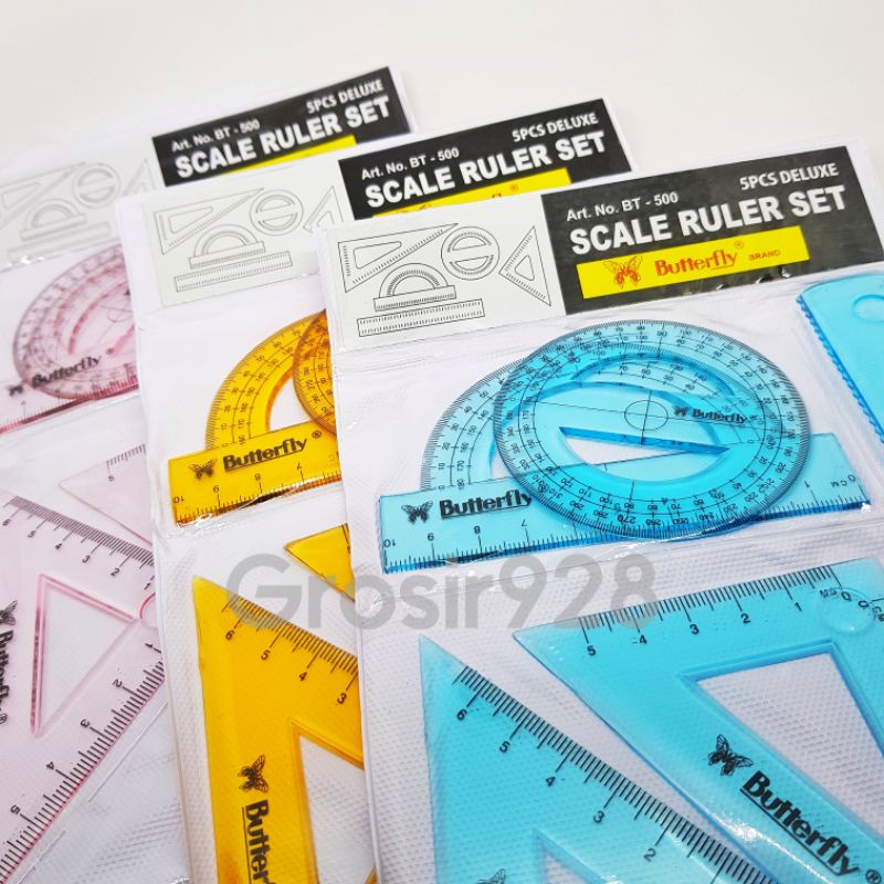 Jual Penggaris / Ruler Butterfly BT-500 / BT500 | Shopee Indonesia