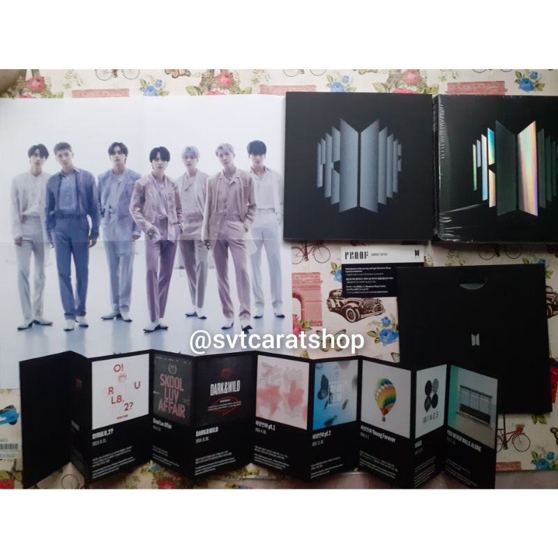 Jual BTS PROOF ALBUM ONLY OFFICIAL ANTHOLOGY COMPACT EDITION UNSEALED ...
