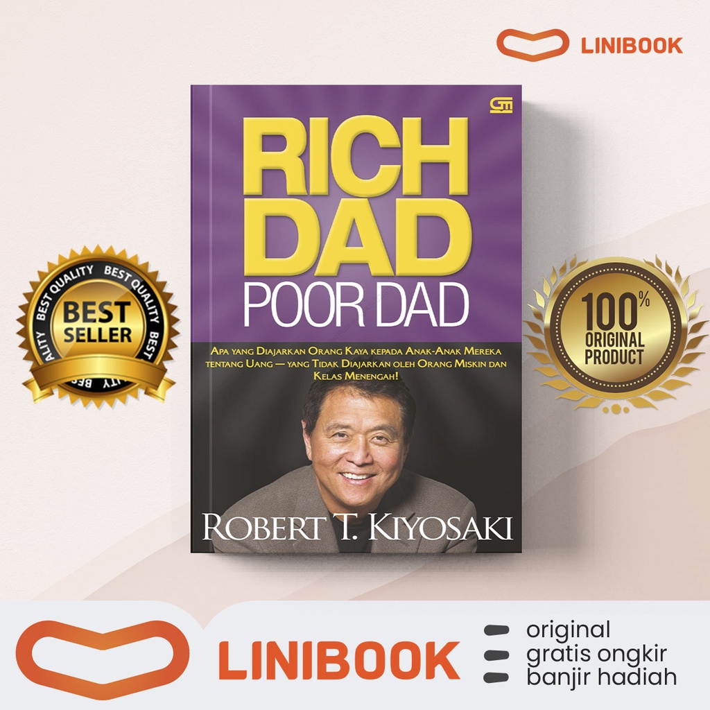 Jual Rich Dad Poor Dad Edisi Revisi Karya Robert T Kiyosaki Shopee