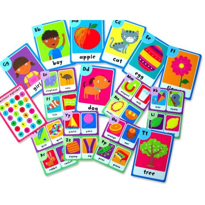 Jual C62A ABC Tiny Tots Flash Cards (40 Large Flash Cards) STA Shopee Indonesia