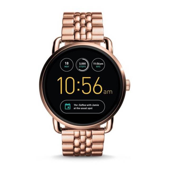 smartwatch fossil q wander gen 2 rose gold FTW2112 ori