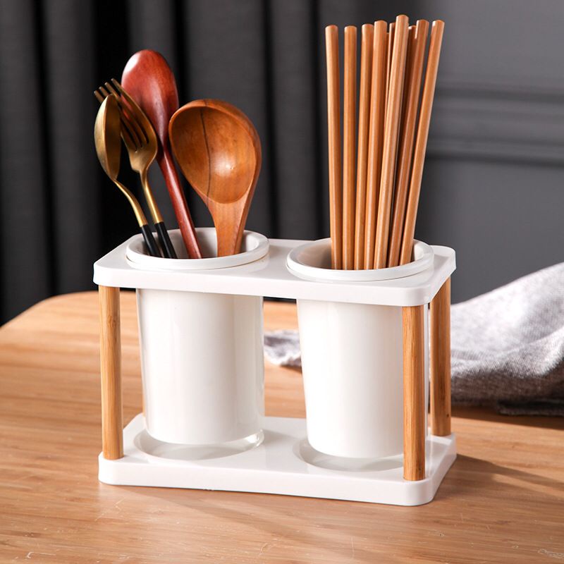 Jual Me Tempat Sendok Set Keramik Premium Cutlery Holder Tempat Penyimpanan Sendok Garpu 8733