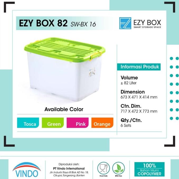 Jual Container Box Ezy 82l Biggy Shopee Indonesia