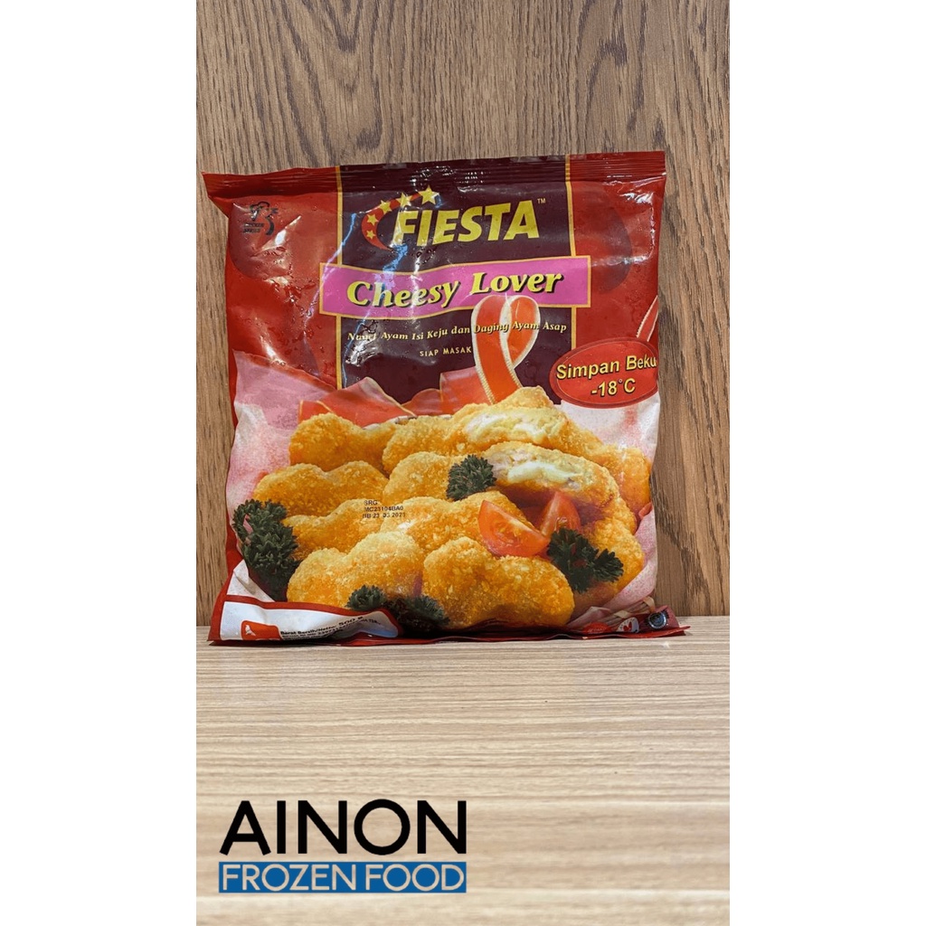 Jual Fiesta Cheesy Lover 500 Gr Nuget Ayam Isi Keju Dan Daging Ayam