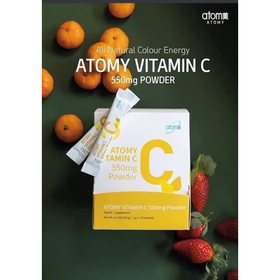 Jual VITAMIN C 550mg Powder / VIT C KOREA ORIGINAL | Shopee Indonesia