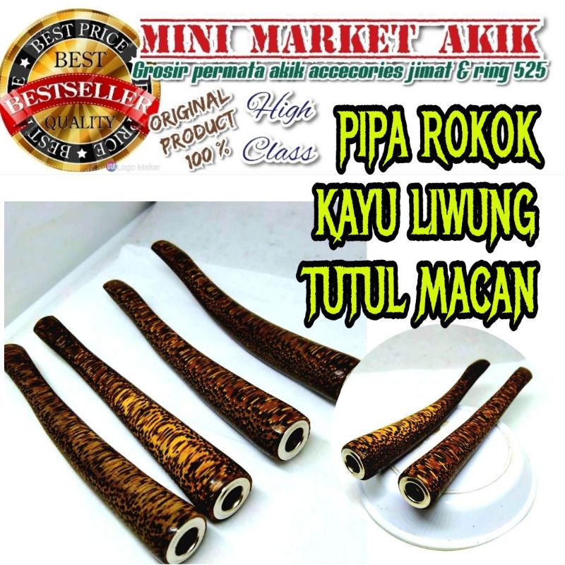 Jual Pipa Rokok Once Kayu Liwung Tutul Macan Gunung Lawu Shopee Indonesia