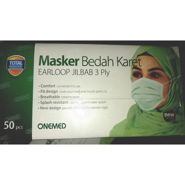 Jual Masker Medis Onemed Ply Hijab Onemed Shopee Indonesia