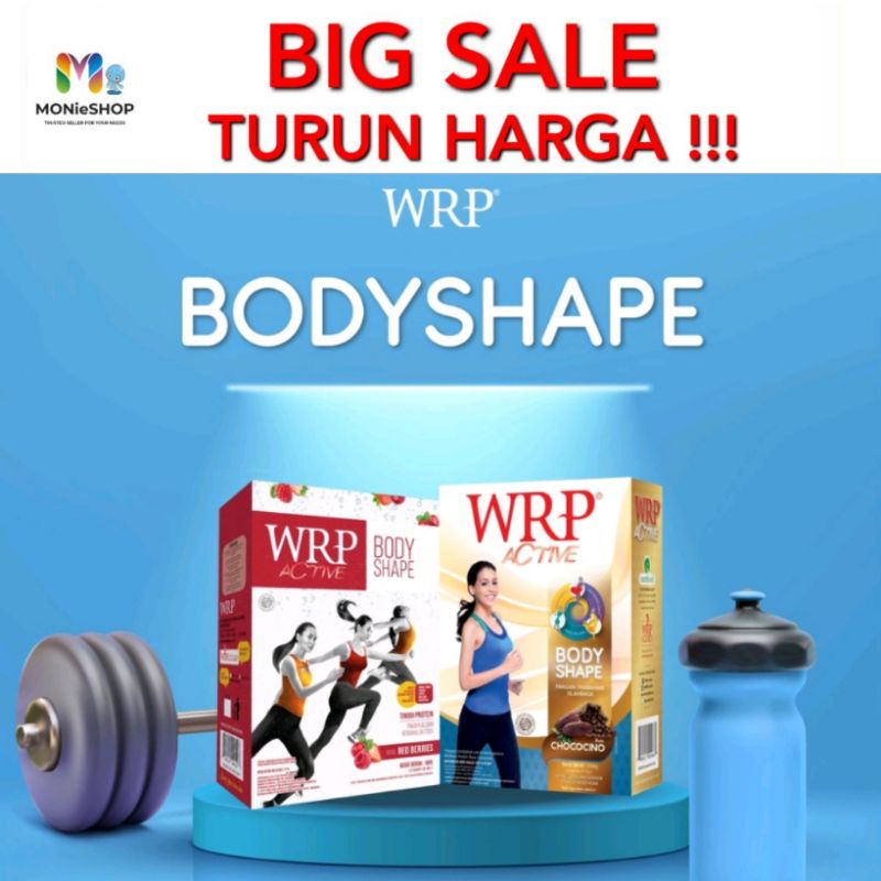 Jual MONIESHOP - Wrp Active bodyshape Chococino Red Berries susu WRP ...