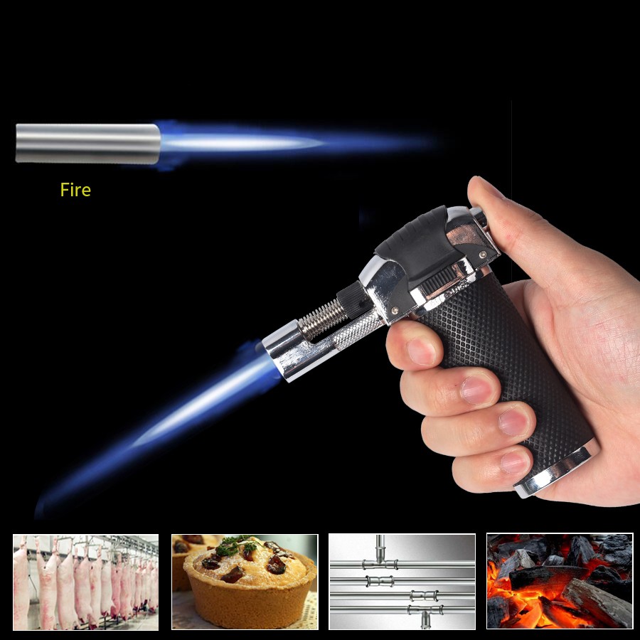 Jual Yofeil Mancis Korek Api Gas Refillable Butane Torch Model ...