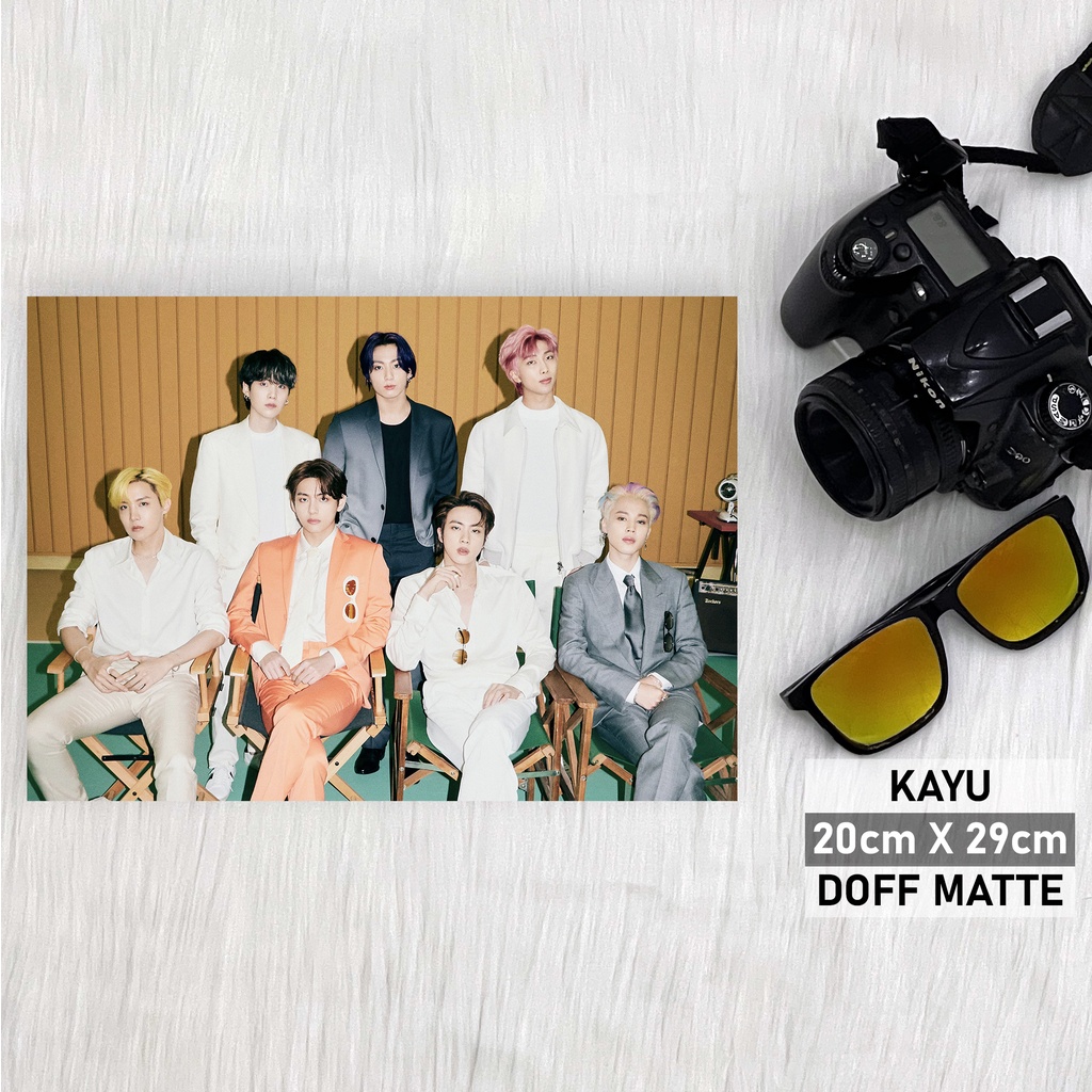 Jual Poster BTS BUTTER Frame Kayu Solid A4 BTS566 | Shopee Indonesia