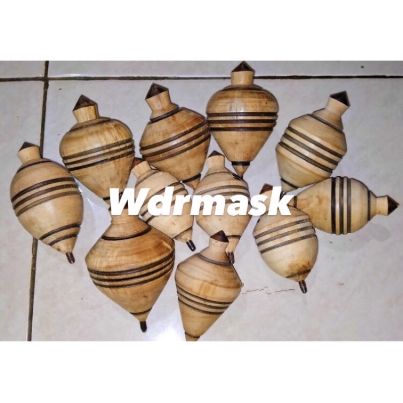 Jual Panggal Tradisional | Panggal Kayu | Gangsing kayu | panggal super ...
