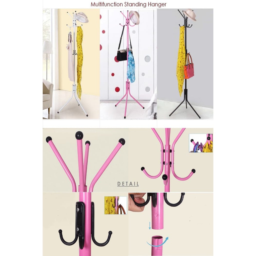 Jual Stand Hanger Gantungan Tiang Berdiri Hanger Gantungan Baju Tas Shopee Indonesia 2967