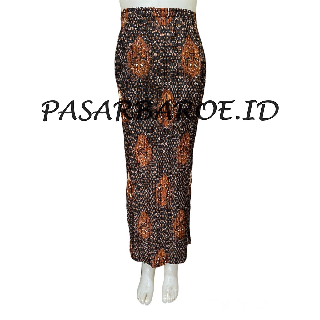 Jual Real Pict Rok Plisket Batik Rok Plisket Bawahan Kebaya Rok Kebaya Rok Wisuda 7037