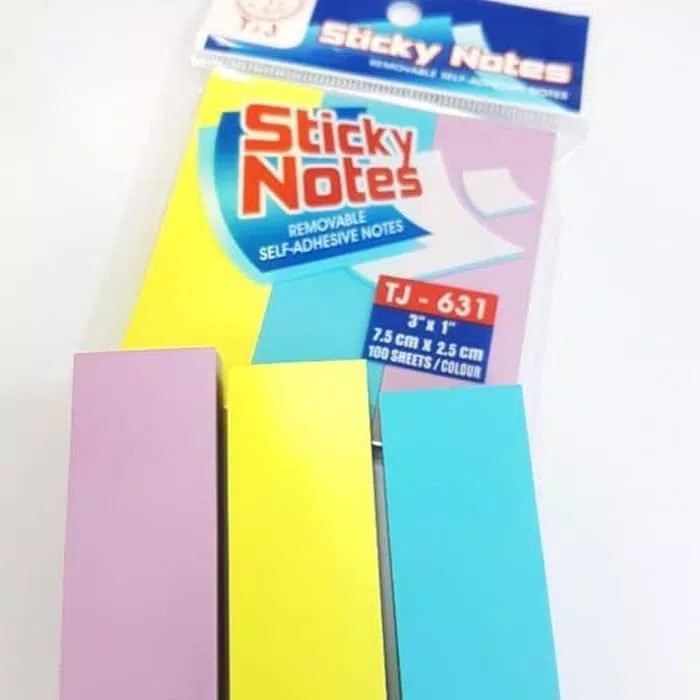 Jual T&J Labels Sticky Notes TJ - 631 | Shopee Indonesia
