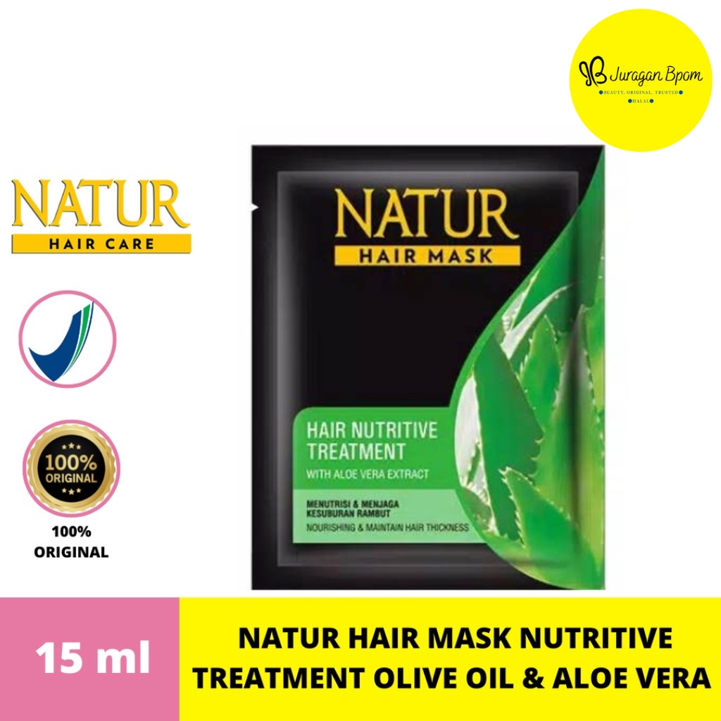 Jual NATUR Hair Mask Nutritive Treatment Aloe Vera / Masker Rambut ...
